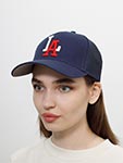 Бейсболка AMERICAN NEEDLE арт. 22018A-LOS Los Angeles Angels Archive Valin MILB (темно-синий)